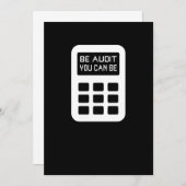 会計士CPAになれる監査おもしろいを行う 招待状 (正面/裏面)