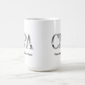 会計士CPAの会計のコーヒータンブラー コーヒーマグカップ (中央)