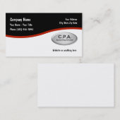 会計士CPAの名刺 名刺 (正面/裏面)