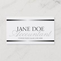 会計士CPAの銀製の金属原稿