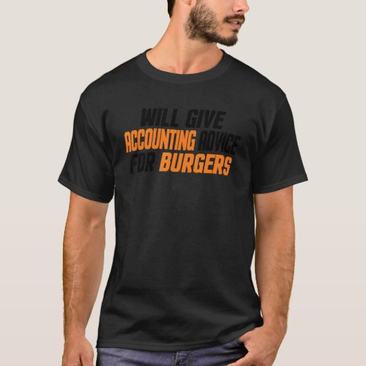 会計士CpaはBu与えの会計アドバイス Tシャツ (正面)
