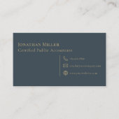 会計士CPAシンプルモダン 名刺 (正面)