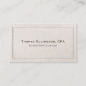 会計士CPAプロフェッショナルシンプルクラシック 名刺 (正面)