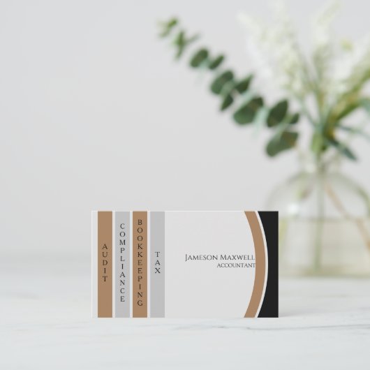 会計士CPA 名刺 (スタンド正面)