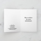 会計士CPA 6会計士が退職をジョークでおもしろいす カード (内部)