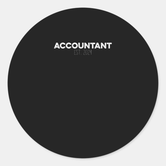 会計士EST 2024会計CPA会計士 ラウンドシール (正面)