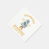 会計士I_m怖い一年中CPAハロウィンアカウント スタンダードカクテルナプキン (角)