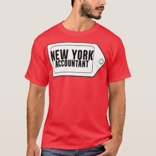 会計士NEW YORK白黒 Tシャツ