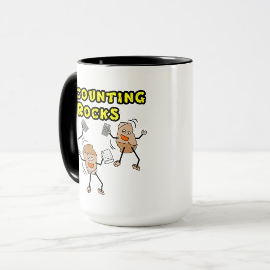 会計岩 マグカップ (正面左)