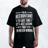 会計引用文私は会計士税おもしろい Tシャツ