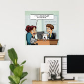 会計役員会Punポスター ポスター (ホームオフィス)