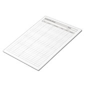 会計所得経費元帳 ノートパッド (アングル)