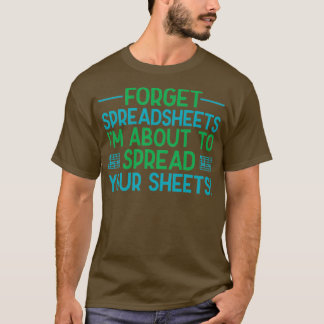 会計書庫スプレッドシート監査人Actua Tシャツ
