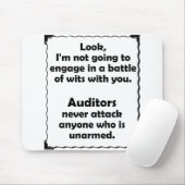 会計検査官機知比べ マウスパッド (マウス)