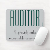 "会計検査官: 私は提供します適度な保証だけ" マウスパッド (マウス)