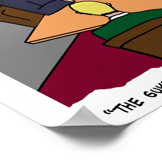 会計漫画ポスター ポスター (角)