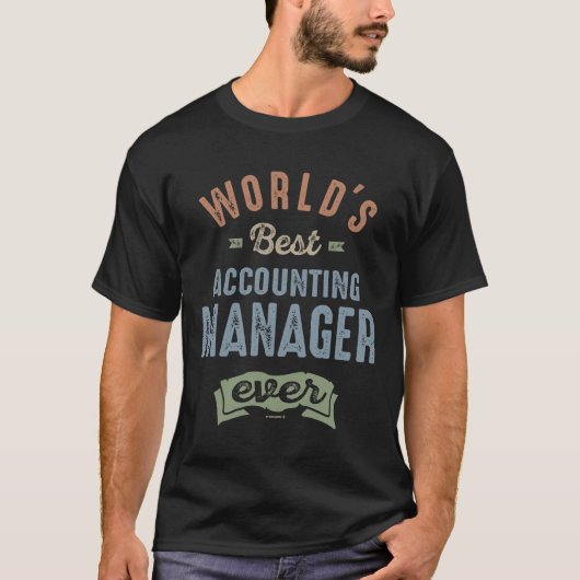 会計管理者 Tシャツ (正面)