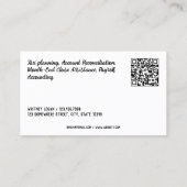 会計簿記QR 名刺 (裏面)