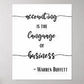 会計言語 ポスター (正面)