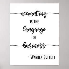 会計言語 ポスター