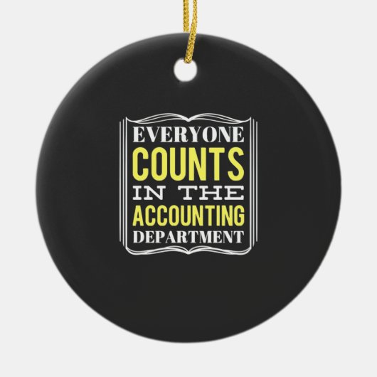 会計部 セラミックオーナメント (正面)