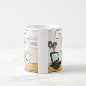 会計飲バランスシートパニーコーヒーマグ コーヒーマグカップ (中央)