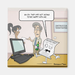 会計飲バランスシートパンニー角磁石 マグネット