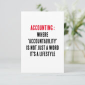 会計「アカウンタビリティ」が単なるwではない場合 サンキューカード (スタンド正面)