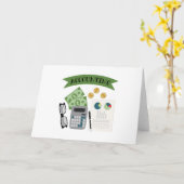 会計 カード (黄色い花)