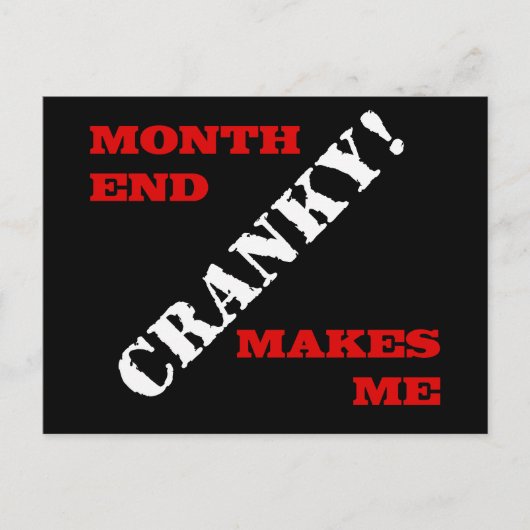 会計&ファイナンス 月末承認スタンプ ポストカード (正面)