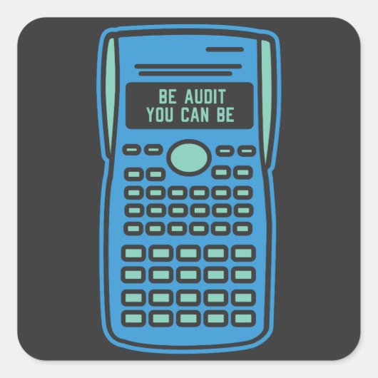会計 – 監査可能 スクエアシール (正面)