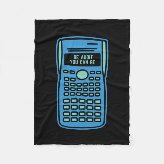 会計 – 監査可能 フリースブランケット (正面)