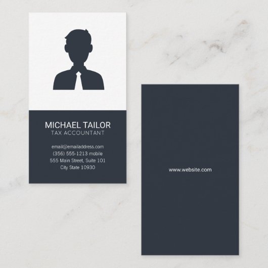 会計 | 税準備 | 財務 名刺 (正面/裏面)