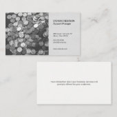 会計 |貨幣管理 名刺 (正面/裏面)