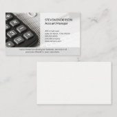 会計 | 貨幣管理 | 電卓 名刺 (正面/裏面)