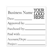 会計APプロジェクト請求書処理承認 セルフインキングスタンプ (デザイン)