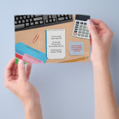 会計CPAデスクフライヤー チラシ (ハンドル)