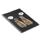 会話おもしろいの中でかわいいメルカット ノートブック (右側)