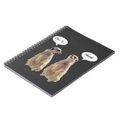 会話おもしろいの中でかわいいメルカット ノートブック (左側)