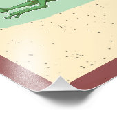 会話のカエル フォトプリント            (角)