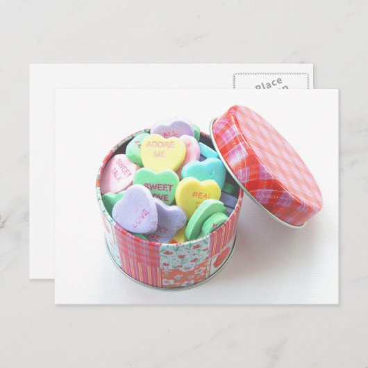 会話のハート ポストカード (正面/裏面)