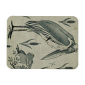 会話の中のペリカンとカエル(紙上のW/c) マグネット (横)