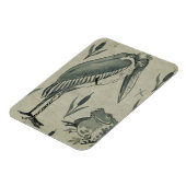 会話の中のペリカンとカエル(紙上のW/c) マグネット (左側)