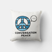 会話の平和 クッション (正面)