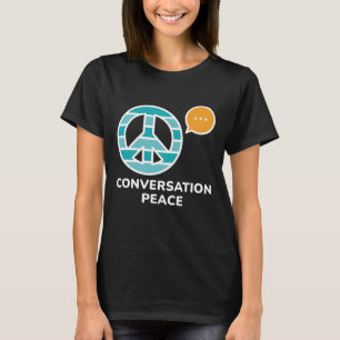 会話の平和 Tシャツ