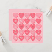 会話カスタマイズハート カード (正面/裏面インサイチュ)