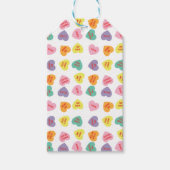 会話キャンディハートギフトラベル ギフトタグ (正面)