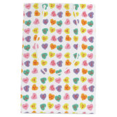 会話キャンディハート抱き枕 ミディアムペーパーバッグ (裏面)