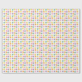 会話キャンデーのハートの包装紙 ラッピングペーパー (フラット)