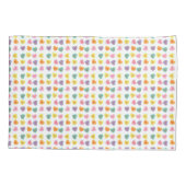 会話キャンデーのハートの枕箱 枕カバー (裏面)